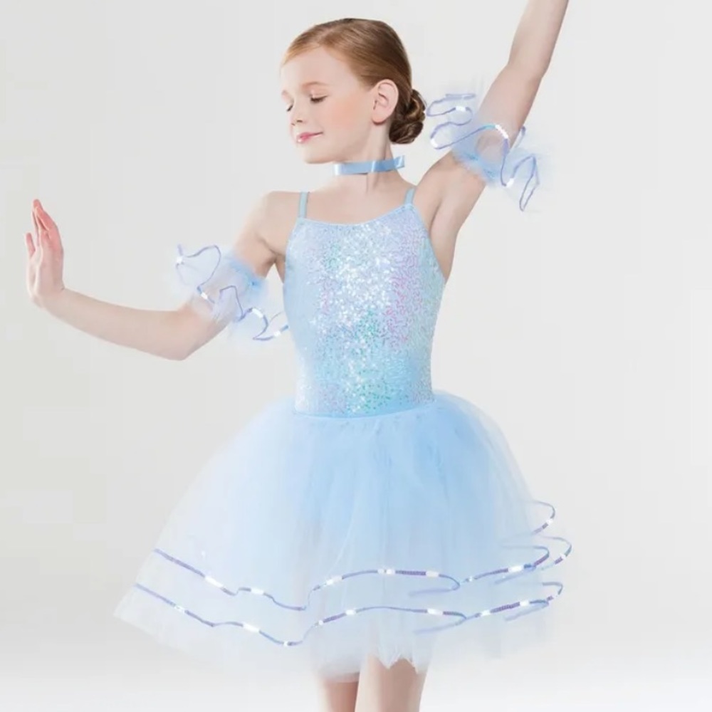Revolution•Frozen Theme Ballet/Jazz Dance Costume•Like New - Picture 4 of 6